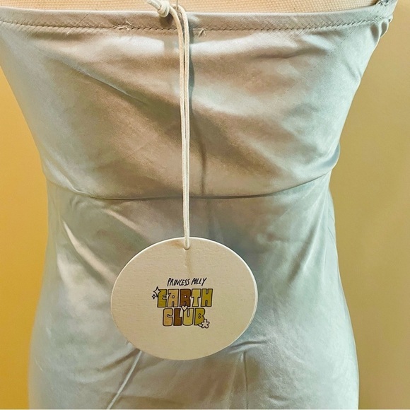 Princess Polly Recycled Fibers Maliha Mini Dress Blue Size 4 NWT NEW! - Picture 8 of 12